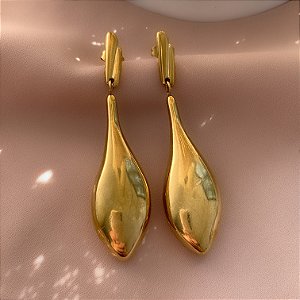 BRINCO GOTA LUXO DOURADO AÇO 316L⭐️