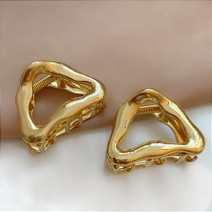 PRESILHA KIT TRIÂNGULO ORGÂNICO DOURADO BIJU
