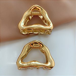 PRESILHA KIT TRIÂNGULO ORGÂNICO DOURADO BIJU