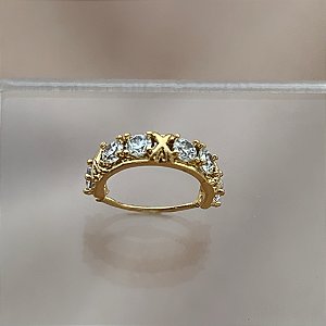 PIERCING CARTILAGEM ARGOLINHA CRAVEJADA ZIRCÔNIAS 7MM AÇO 316L FOLHEADO A OURO 18K SEMIJOIA PARA ATUALIZAÇÃO⭐️