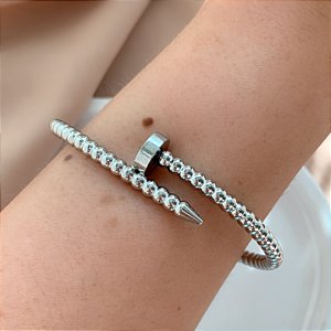 PULSEIRA / BRACELETE PREGO BOLINHAS AÇO 316L⭐️
