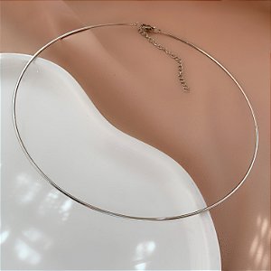 COLAR ARO FIO FINO DELICADO AÇO 316L⭐️