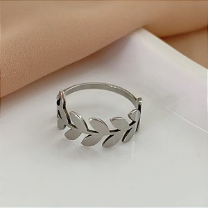 ANEL RAMINHOS LISOS DELICADOS AÇO 316L⭐️