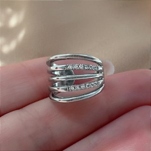 PIERCING FAKE FIOS LISOS E ZIRCÔNIAS BIJU