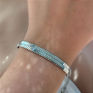 PULSEIRA FITA GROSSA 6MM AÇO 316L⭐️