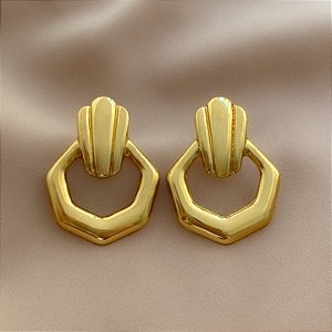 BRINCO FORMATOS DOURADO AÇO 316L⭐️