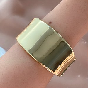 PULSEIRA / BRACELETE FIO LARGO LISO BIJU