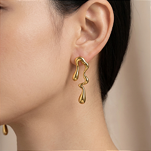 BRINCO FIO ORGÂNICO BOLEADO DOURADO AÇO 316L⭐️