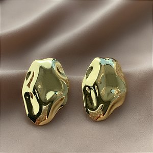 BRINCO ORGÂNICO DOURADO AÇO 316L⭐️