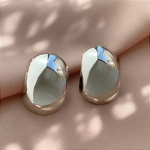 BRINCO RETANGULAR BOLEADO LISO AÇO 316L⭐️