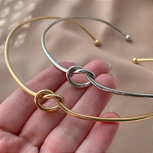 COLAR CHOKER ARO NÓ BIJU