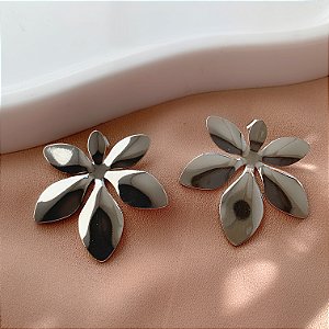 BRINCO FLOR HIBISCO AÇO 316L⭐️