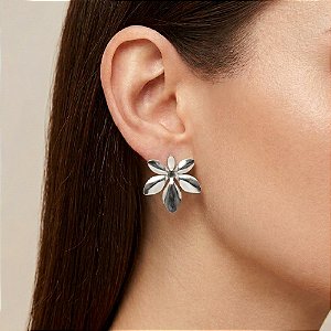 BRINCO FLOR HIBISCO AÇO 316L⭐️