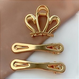 PRESILHA KIT COROA BIJU