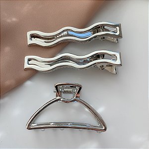 KIT DE PRESILHAS PIRANHA TRIÂNGULO E BICO DE PATO BIJU