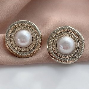 BRINCO ELEGANCE PÉROLA AÇO 316L ⭐️