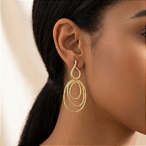 BRINCO FIOS ORGÂNICOS DOURADO AÇO 316L⭐️