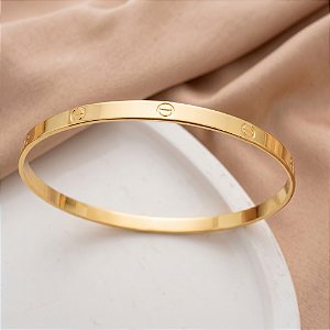 PULSEIRA INSPIRED CARTIER DOURADO AÇO 316L⭐️