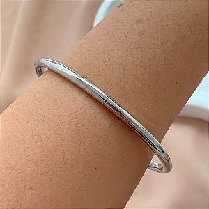 PULSEIRA/ BRACELETE FIO BOLEADO LISO GROSSO AÇO 316L⭐️