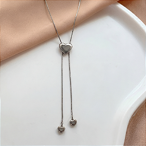 COLAR ESTILO GRAVATINHA CORAÇÕES AÇO 316L⭐️
