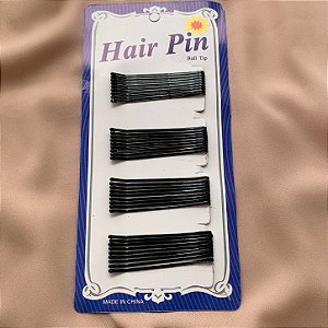 CARTELA COM 36 GRAMPOS PEQUENOS PRETO BIJU