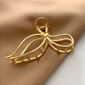 PRESILHA LAÇO DE FITA P DOURADO BIJU