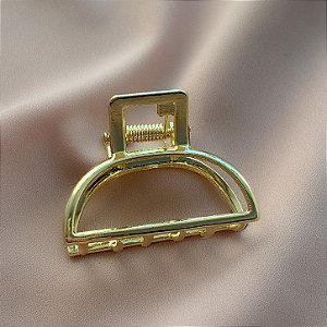 PRESILHA MEIA LUA VAZADA P DOURADO BIJU