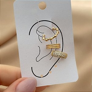 KIT DE PIERCINGS FAKES VARIADOS E COM ZIRCÔNIAS BIJU