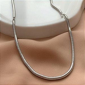 COLAR CORRENTE RABO DE RATO GROSSO AÇO 316L⭐️