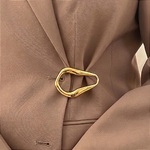 BROCHE FIVELA ORGÂNICA BIJU