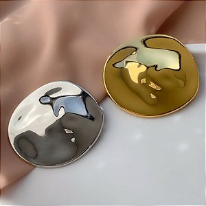 BROCHE REDONDO MARTELADO BJU