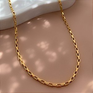 COLAR CORRENTE CARTIE M DOURADO AÇO 316L⭐️