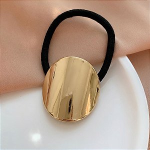 ELÁSTICO EAR CUFF REDONDO BOLEADO METAL DOURADO