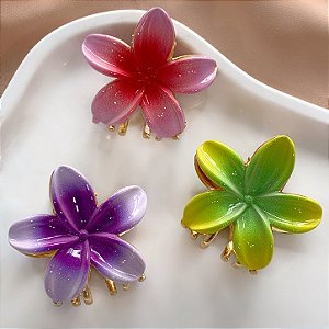 PRESILHA FLOR METAL ESMALTADO BIJU (GRUPO 1)