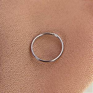 PIERCING ARGOLA NARIZ 8MM FOLHEADO A RÓDIO SEMIJOIA PARA ATUALIZAÇÃO⭐️