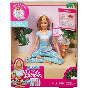 Barbie Medita Comigo com Pet Mattel
