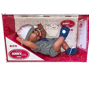Boneca Baby Anny Dool Marinheiro  Menino -COTIPLÁS