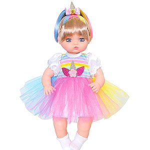 Boneca Candy Unicórnio- Anjo brinquedos