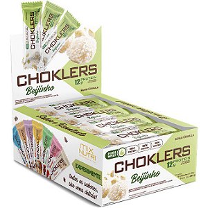 Display 12x40g - Choklers Beijinho E Chocolate Branco