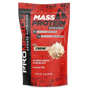 Mass Protein Creme Pronabol 3kg – Hipercalórico para Ganho de Massa Muscular