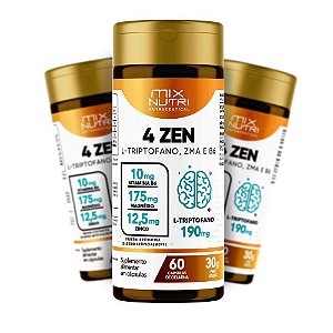 Nutraceutical 4 Zen - 60 Caps - 30g - Mix Nutri