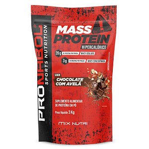 Mass Protein Chocolate Com Avela Pouch 3kg - Pronabol