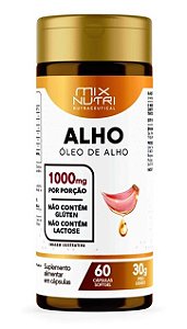 Nutraceutical Oleo De Alho - 60 Caps - 30g - Mix Nutri