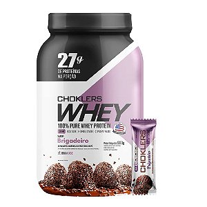 Choklers Whey Brigadeiro 900g Pote