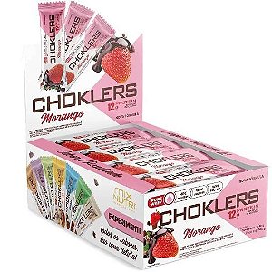 Display 12x40g - Choklers Morango