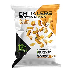 Choklers Protein Snack 40g - Sabor Quatro Queijos