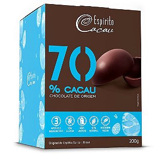 OVO DE CHOCOLATE 70% 200G - ESPIRITO CACAU