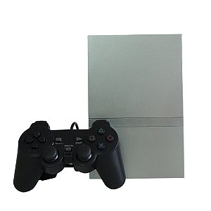 Console PlayStation 2 Slim Prata - Sony (Americano)
