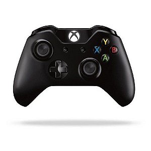 Controle Microsoft Preto Sem Fio - Xbox One