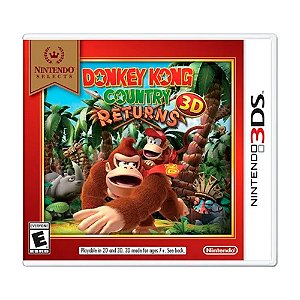Jogo Donkey Kong Country Returns 3D - 3DS (Nintendo Selects)